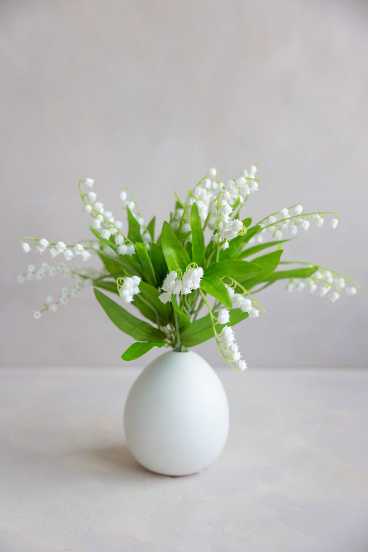 Lily of the Valley Faux Flower | White