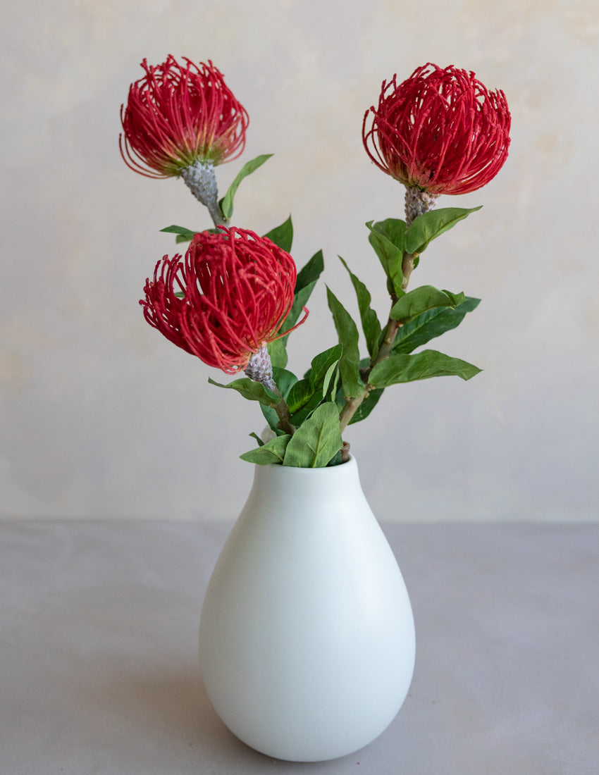 Faux Pincushion Protea 29.5"