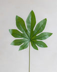 Faux Fatsia Single Leaf 18"